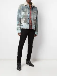 amiri shearling trucker jacket