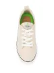 Cariuma CATIBA Low Stripe Vintage White Suede and Canvas Sneaker