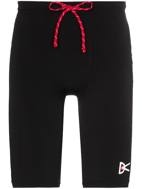District Vision TomTom logo-print track shorts