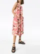 Marni Midikleid mit Blumen-Print