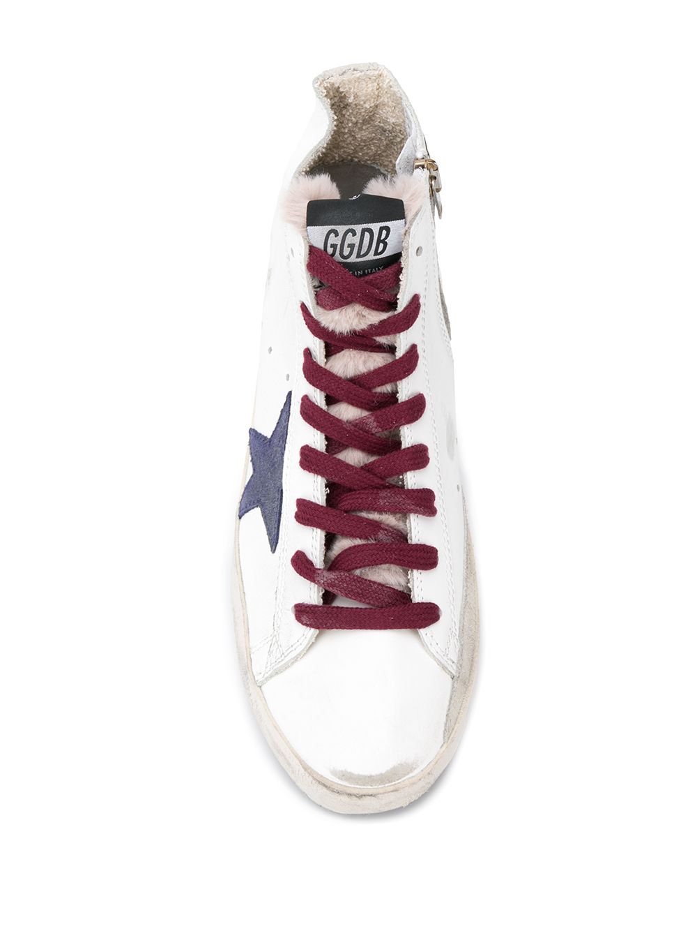 фото Golden Goose высокие кеды Francy