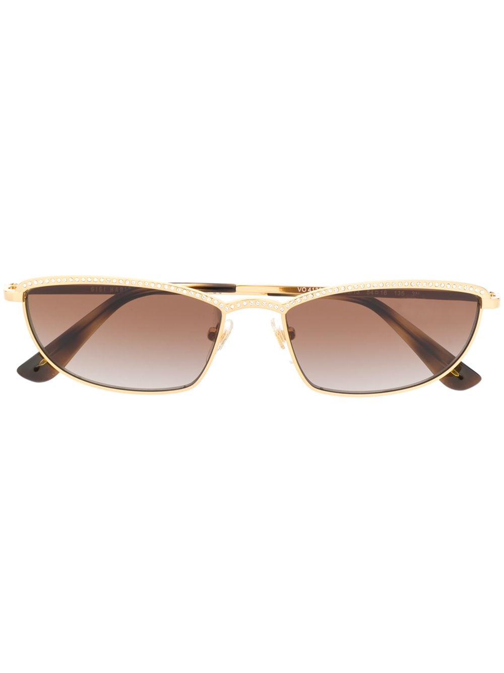 Vogue Eyewear X Gigi Hadid Vintage Cat-eye Shaped Sunglasses In Gold