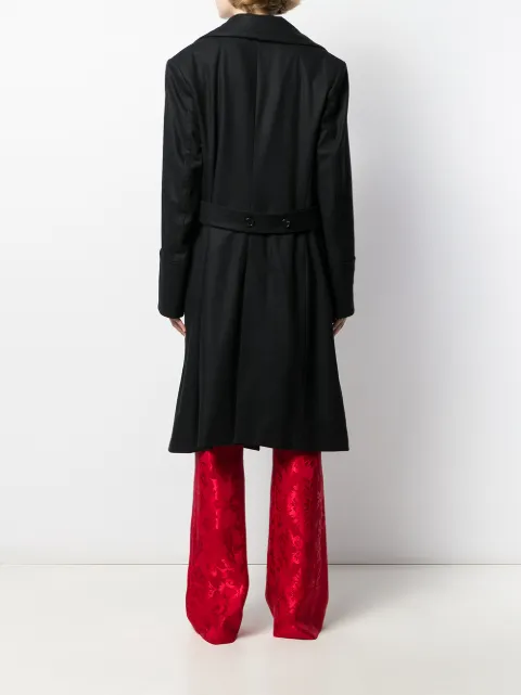 ANN DEMEULEMEESTER DOUBLE BREASTED COAT