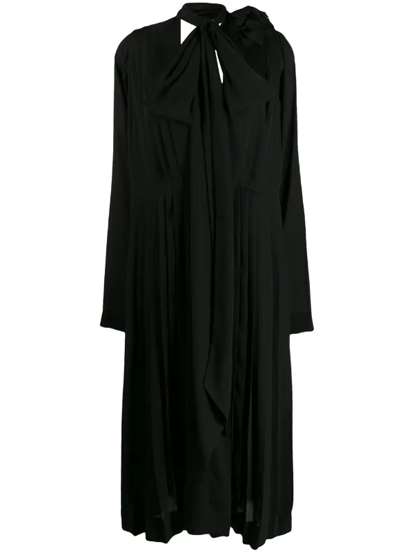 scarf midi dress