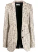 Image 1 of Victoria Beckham tweed-effect blazer