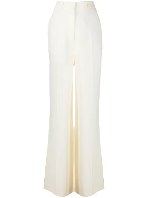 Victoria Beckham pantalones anchos con tiro alto