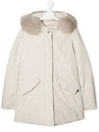 Woolrich Kids Teen Luxury Arctic Parka Coat Farfetch Woolrich Kids Teen Luxury Arctic Parka Coat Farfetch