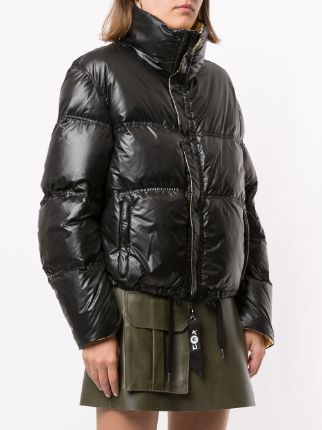 reversible down puffer jacket展示图