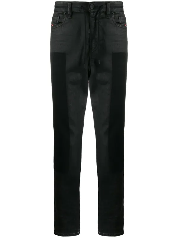 black drop crotch jeans