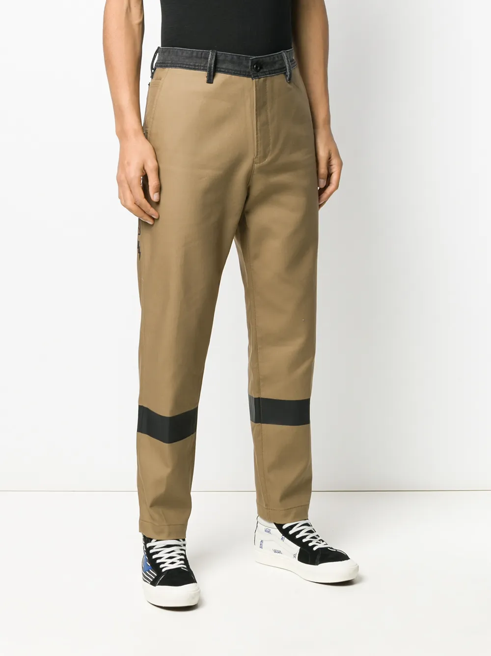 Diesel Chino met vlakken Beige