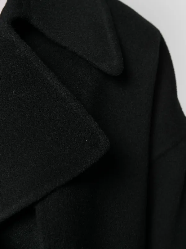 dvf fann wool belted coat