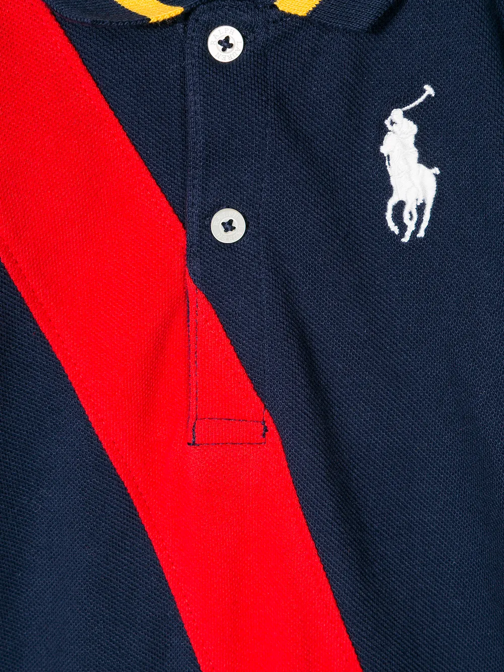 фото Ralph lauren kids комбинезон-поло с контрастной вставкой