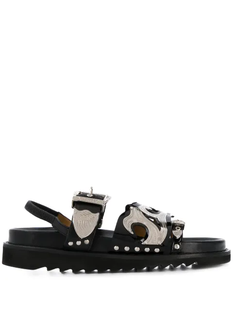 Toga Pulla Multiple Straps Slingback Sandals - Farfetch