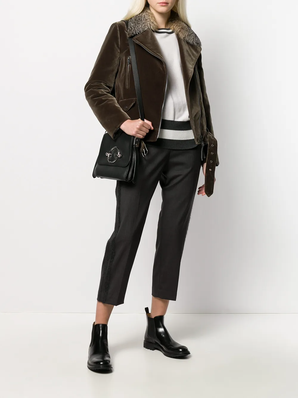 Brunello Cucinelli Cropped broek - Grijs