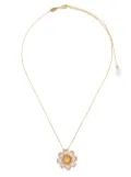 Dolce & Gabbana 18K yellow and red gold Spring morganite pendant