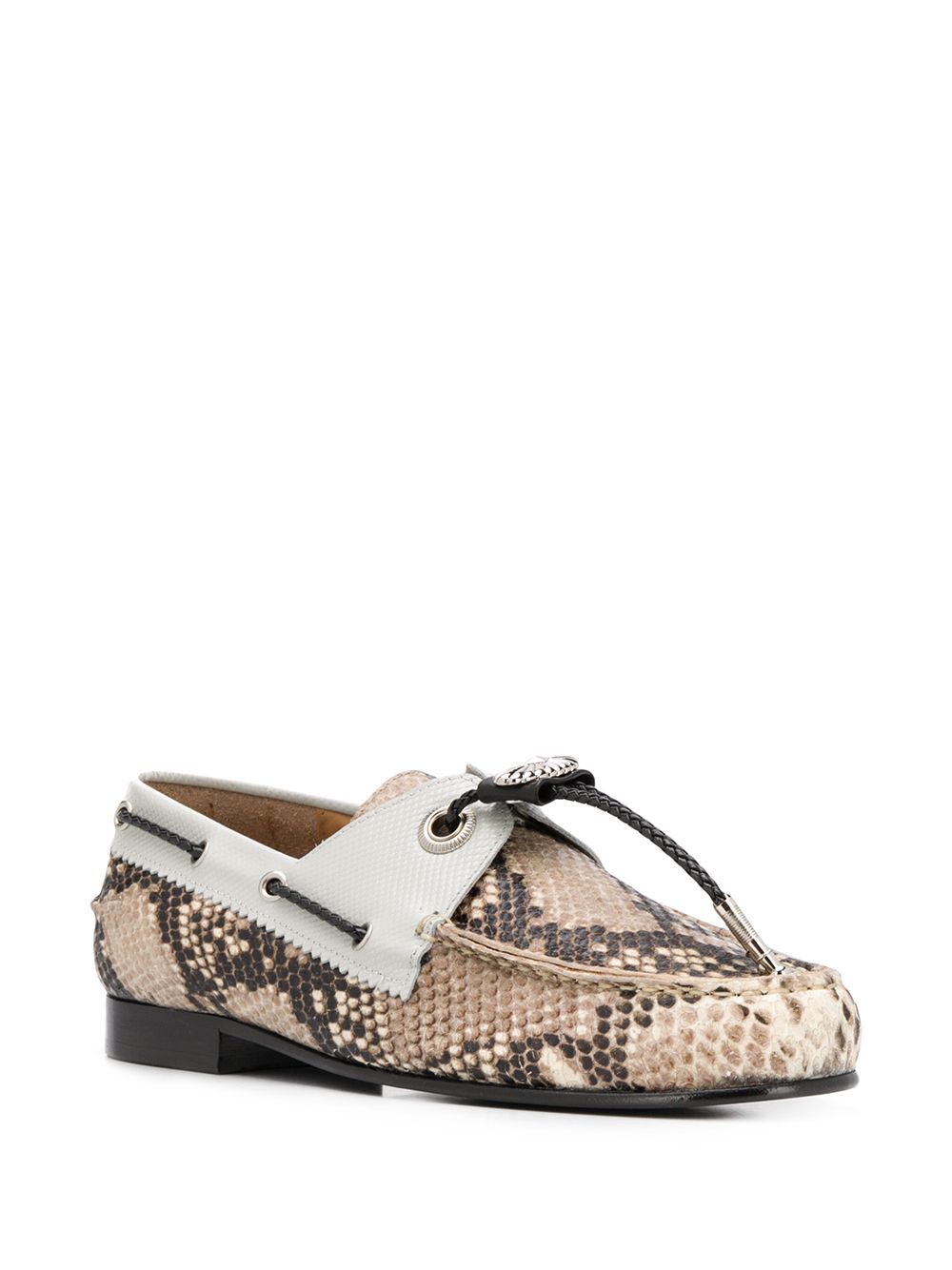 фото Toga pulla snakeskin boat shoes