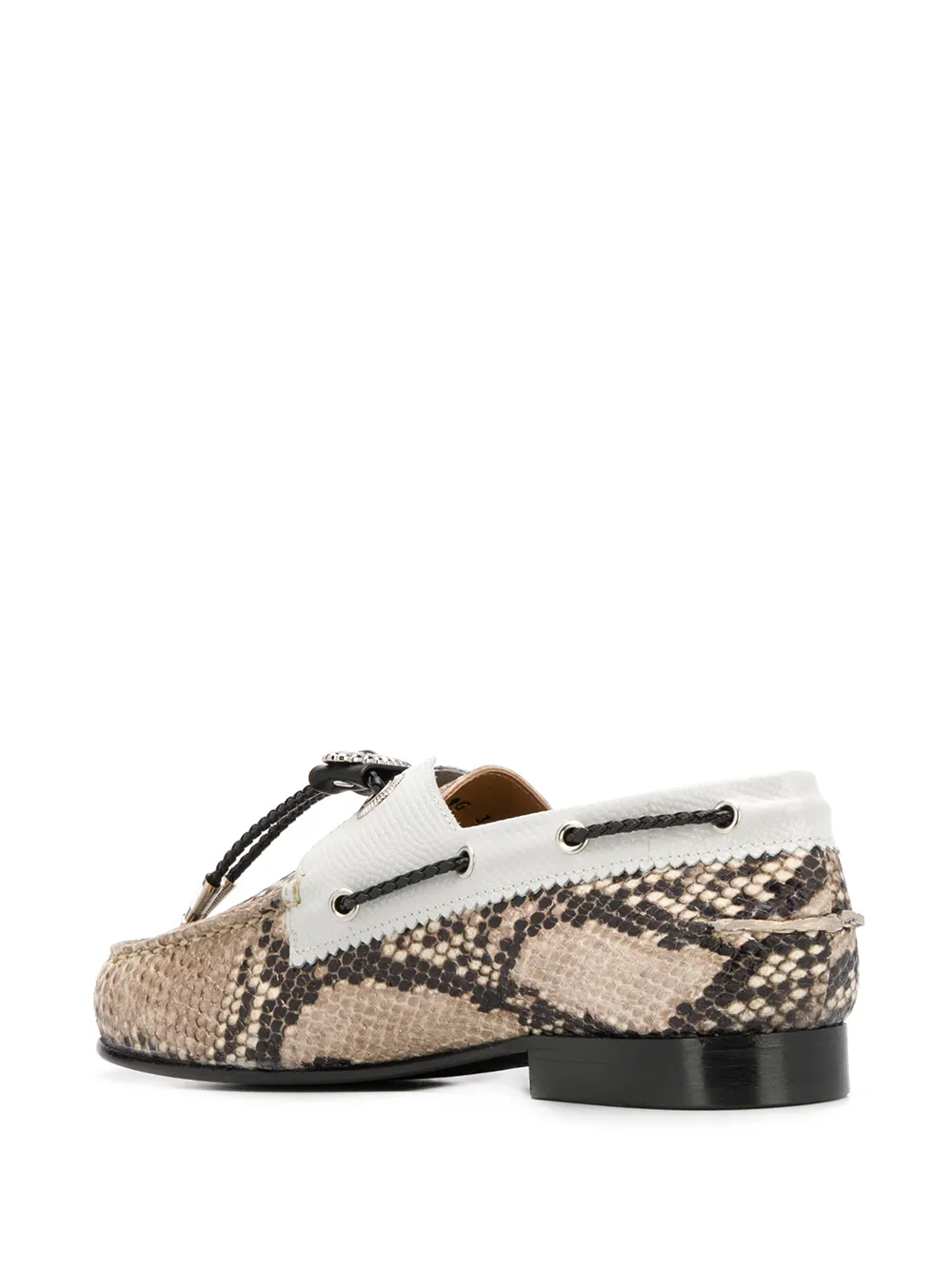 фото Toga pulla snakeskin boat shoes