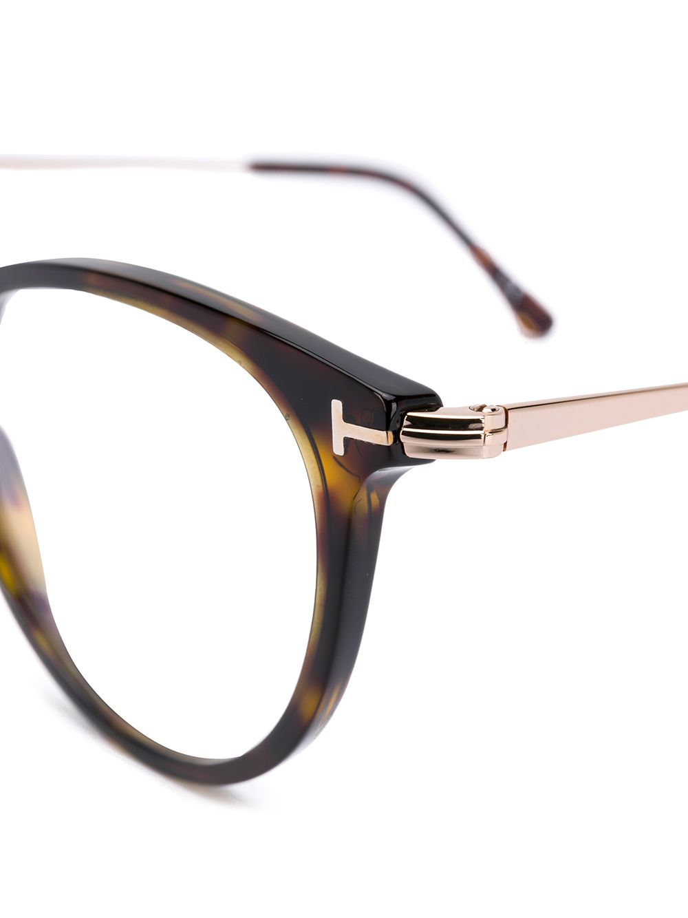 Tom Ford Eyewear FT5640B Round-Frame Glasses Continuity 