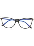 TOM FORD Eyewear cat eye glasses - Black