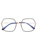 TOM FORD Eyewear geometric shaped glasses - Metallic