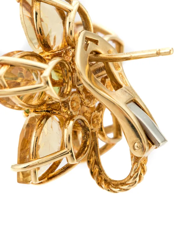 ドルガバ　18k Dolce & Gabbana 18kt Yellow Gold Spring Gemstone Earrings | Gold