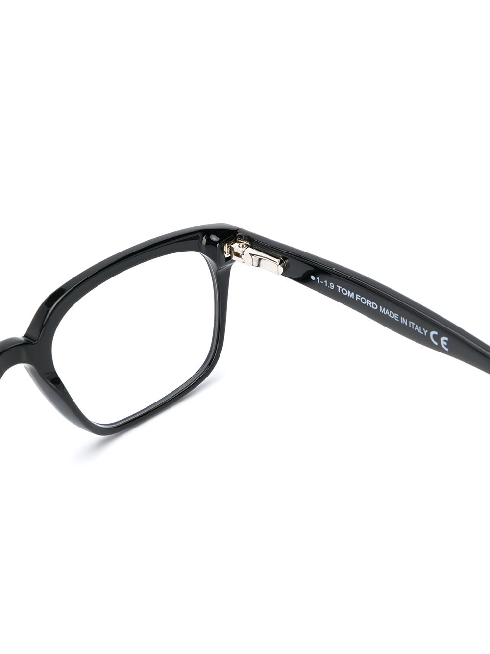 TOM FORD Eyewear Bril met rechthoekig montuur Zwart