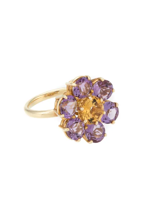 Dolce & Gabbana 18K yellow gold Spring amethyst ring