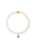 Nialaya Jewelry beaded bracelet - White