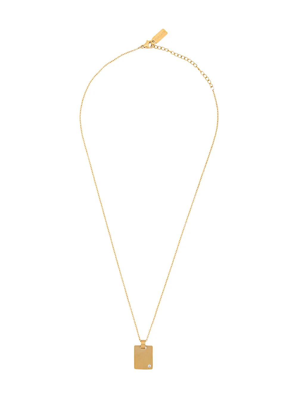 NIALAYA JEWELRY SQUARE PENDANT NECKLACE