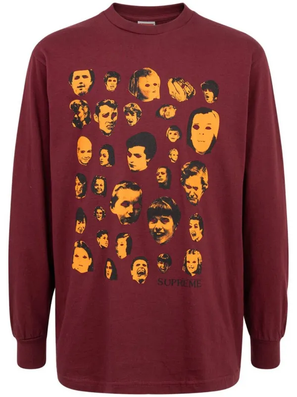 Faces long-sleeve T-shirt