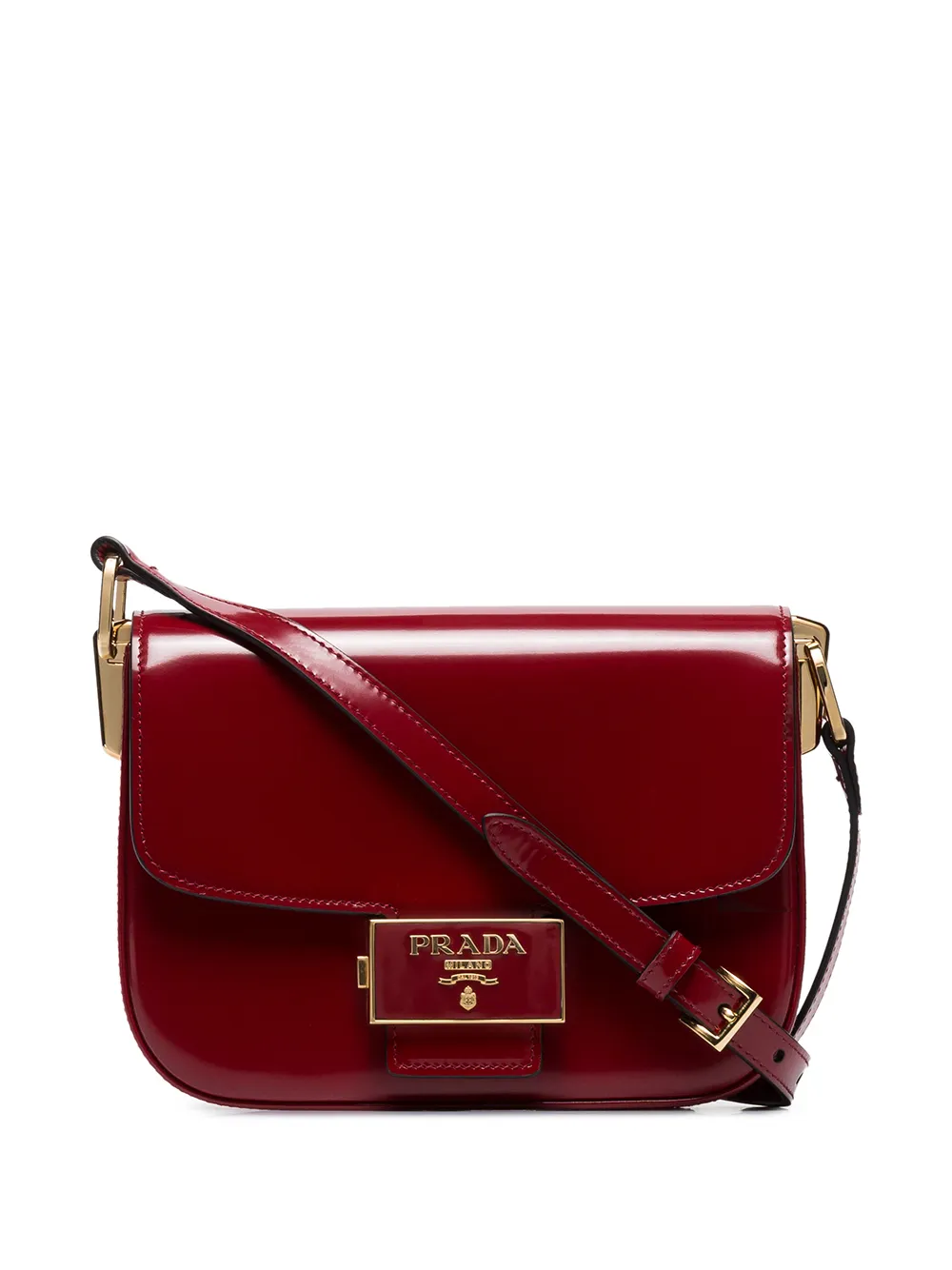 Prada Shoulder PATTINA PATENT SHOULDER BAG