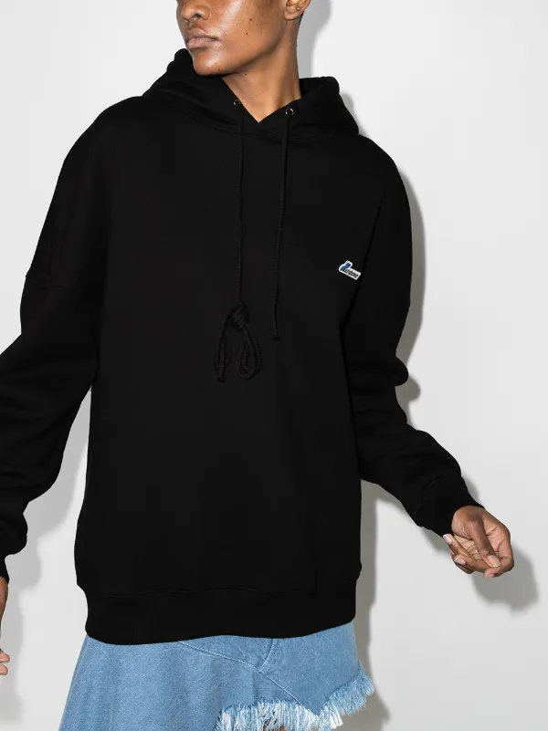 We11done Logo Embroidered Hoodie - Farfetch