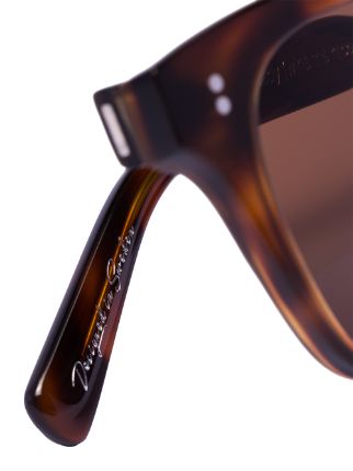 brown tortoise 007 square sunglasses展示图