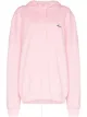 Image 1 of We11done oversized logo-appliqued cotton hoodie