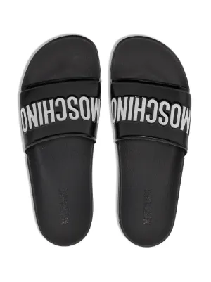 mens moschino sliders