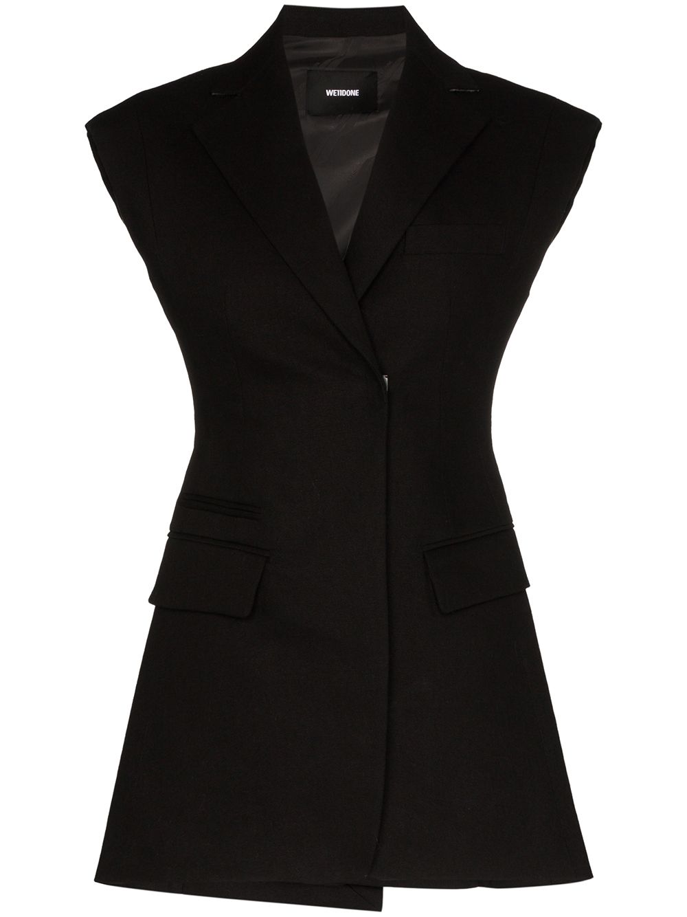 фото We11done sleeveless tailored blazer