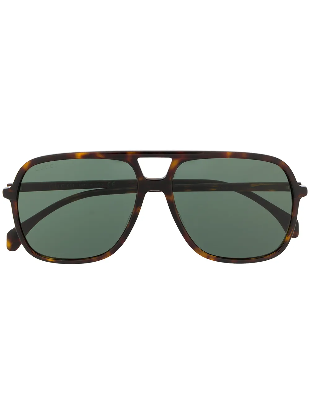 

Gucci Eyewear lentes de sol con armazón cuadrada oversize - Marrón