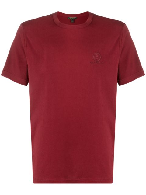 BELSTAFF LOGO EMBROIDERED CREW NECK T