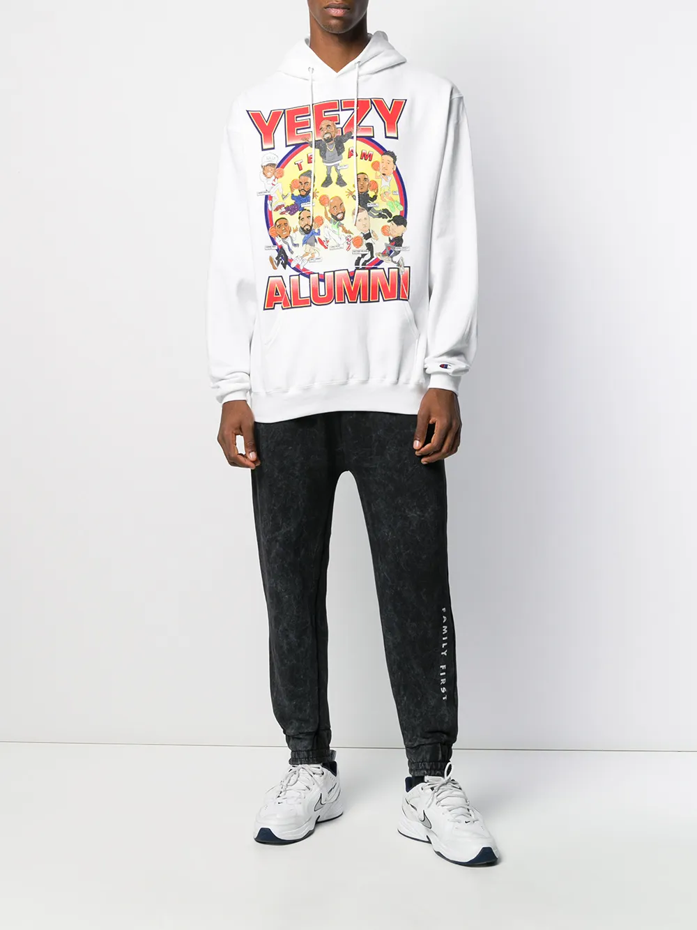 MARKET Hoodie met print - Wit
