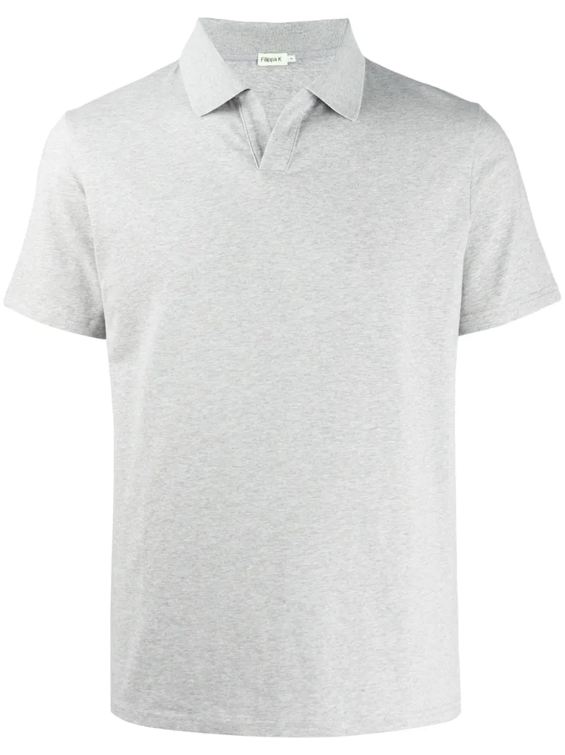 FILIPPA K FITTED BUTTONLESS POLO SHIRT