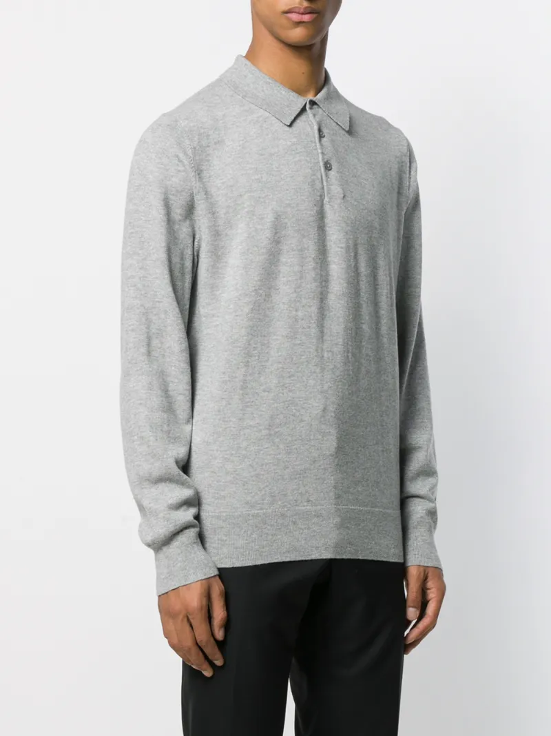 FILIPPA K LONG-SLEEVE POLO SHIRT