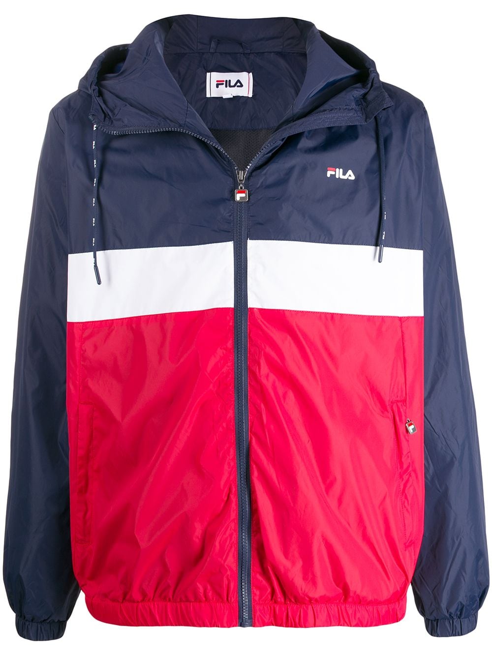 фото Fila спортивная куртка в стиле колор-блок с логотипом
