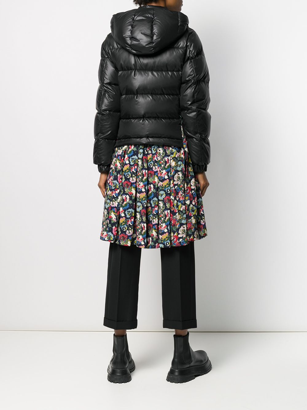 Junya Watanabe Floral Print Peplum Puffer Jacket - Farfetch