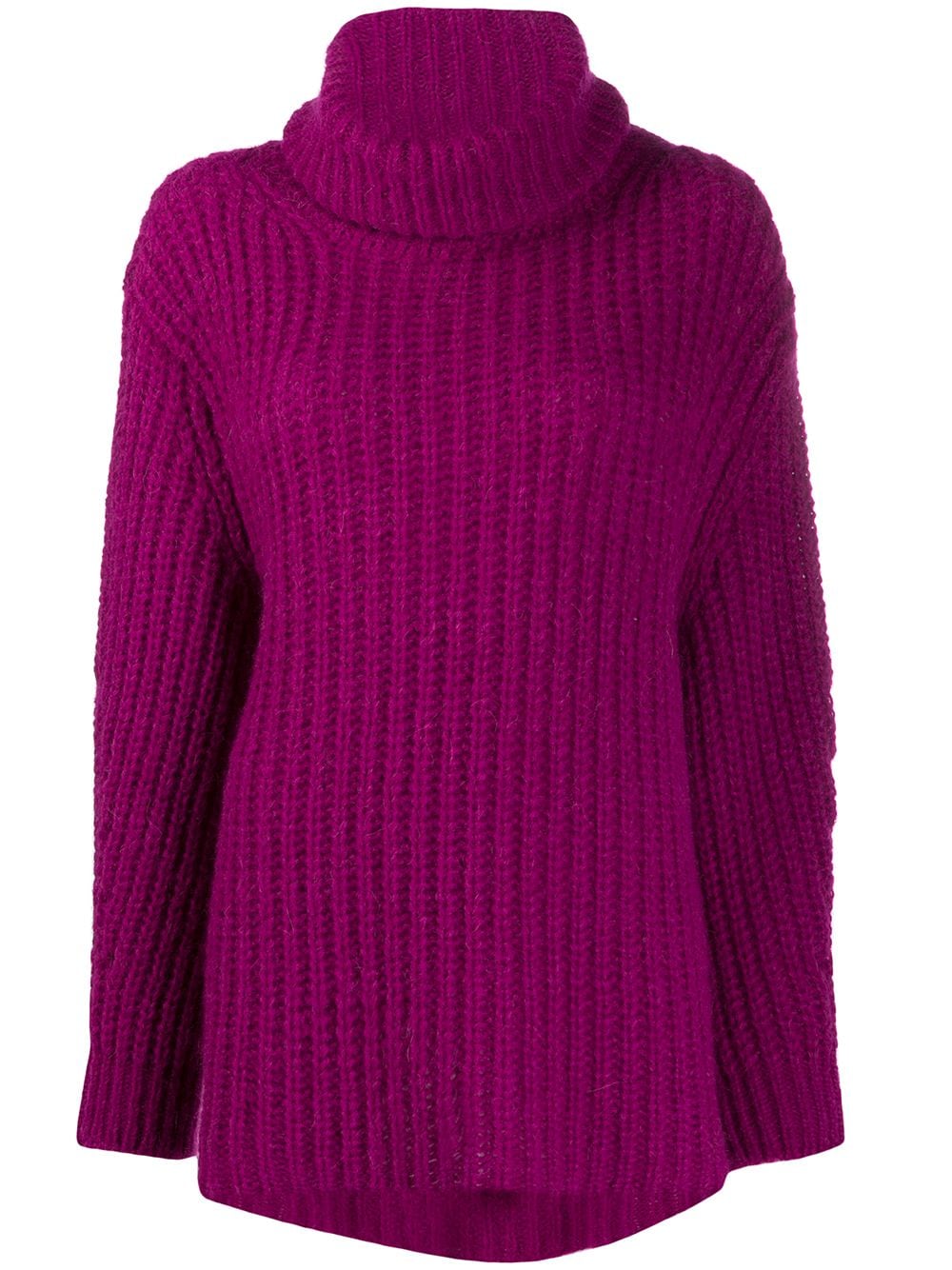 Ba&sh Emera Roll-neck Jumper In Pink