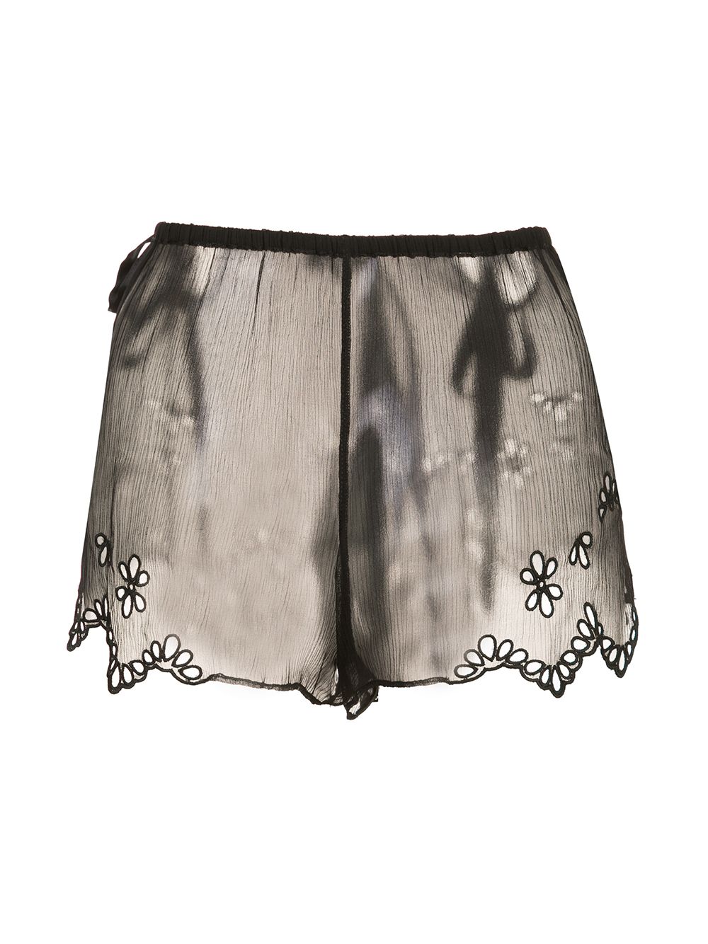 Kiki De Montparnasse Sheer Lace Shorts - Farfetch