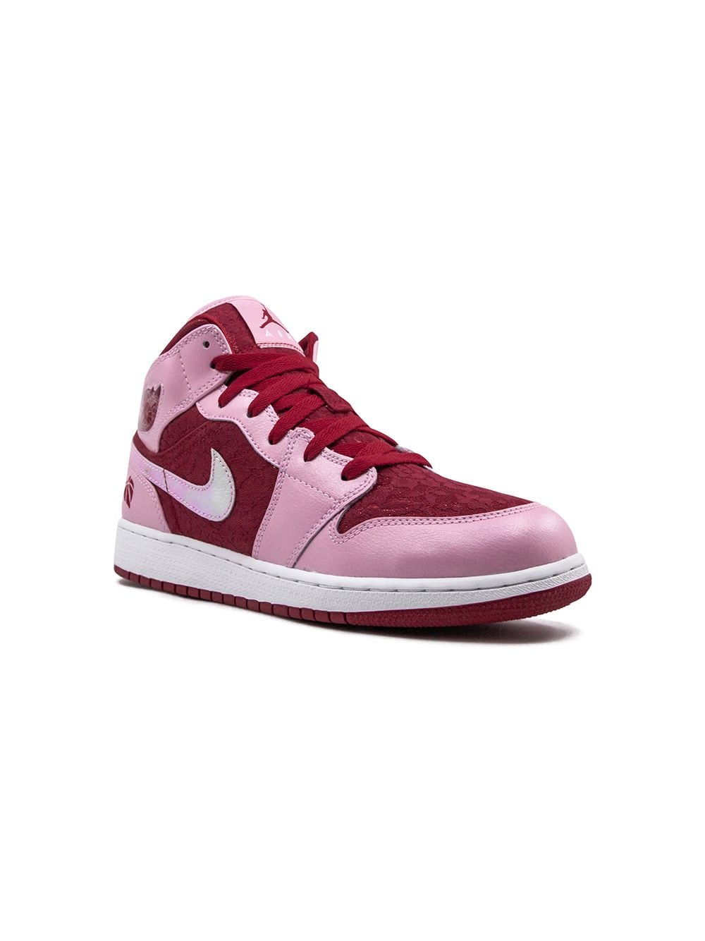 фото Nike kids высокие кроссовки jordan 1 mid prem