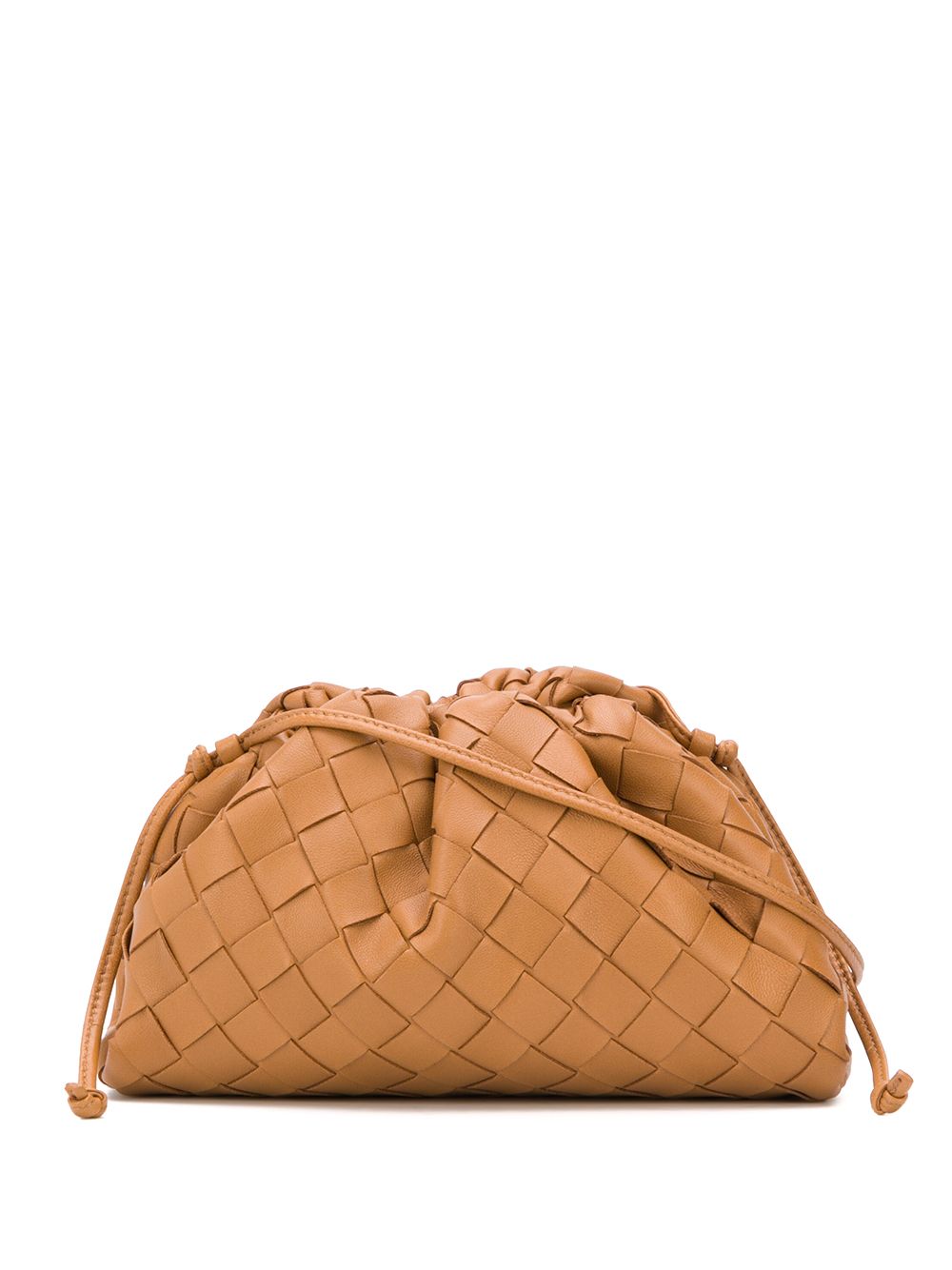 фото Bottega veneta клатч the pouch с плетением intrecciato