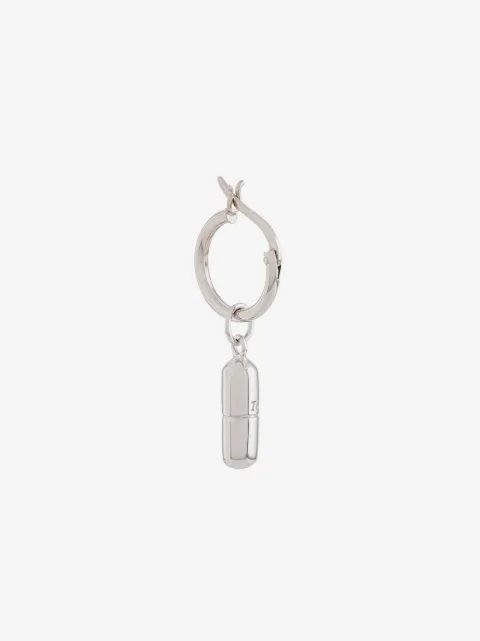 True Rocks pill hoop earring