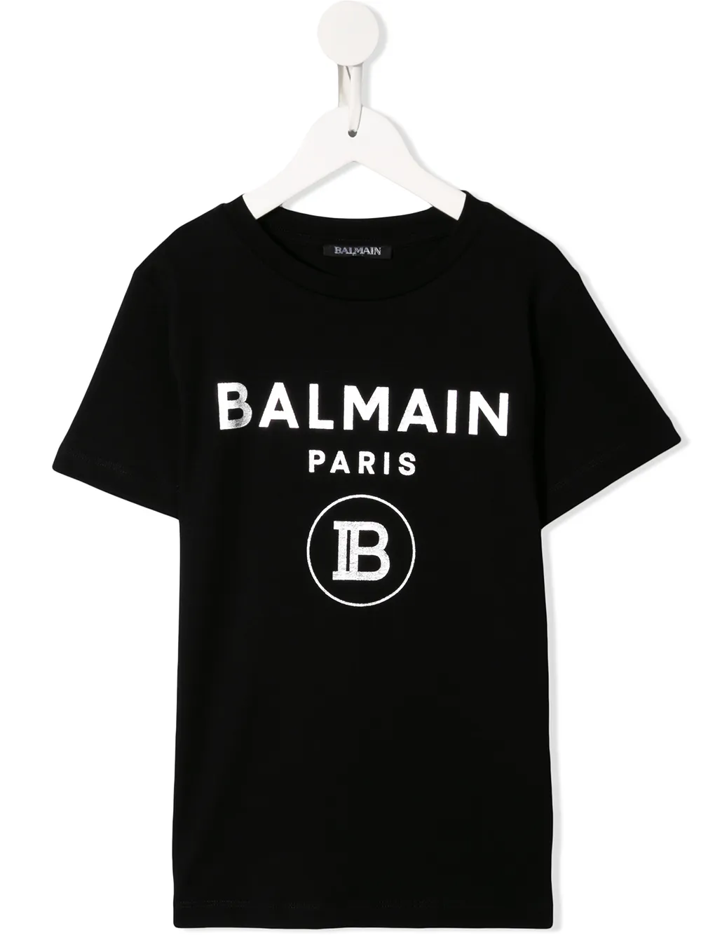 

Balmain Kids contrast logo T-shirt - Black