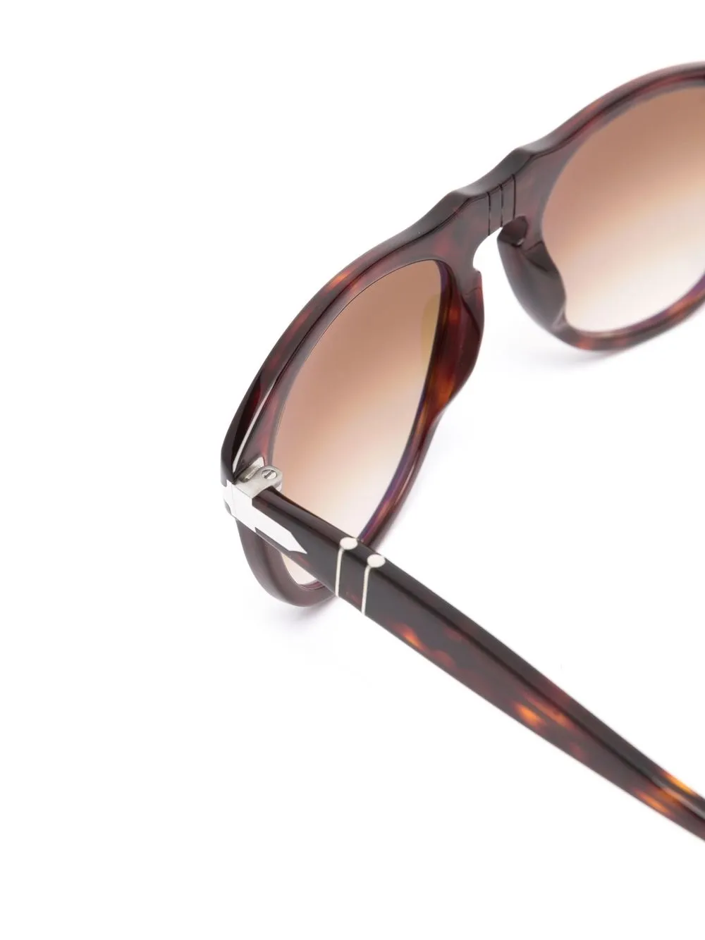  Persol Runde Sonnenbrille In Schildpattoptik   Braun 
